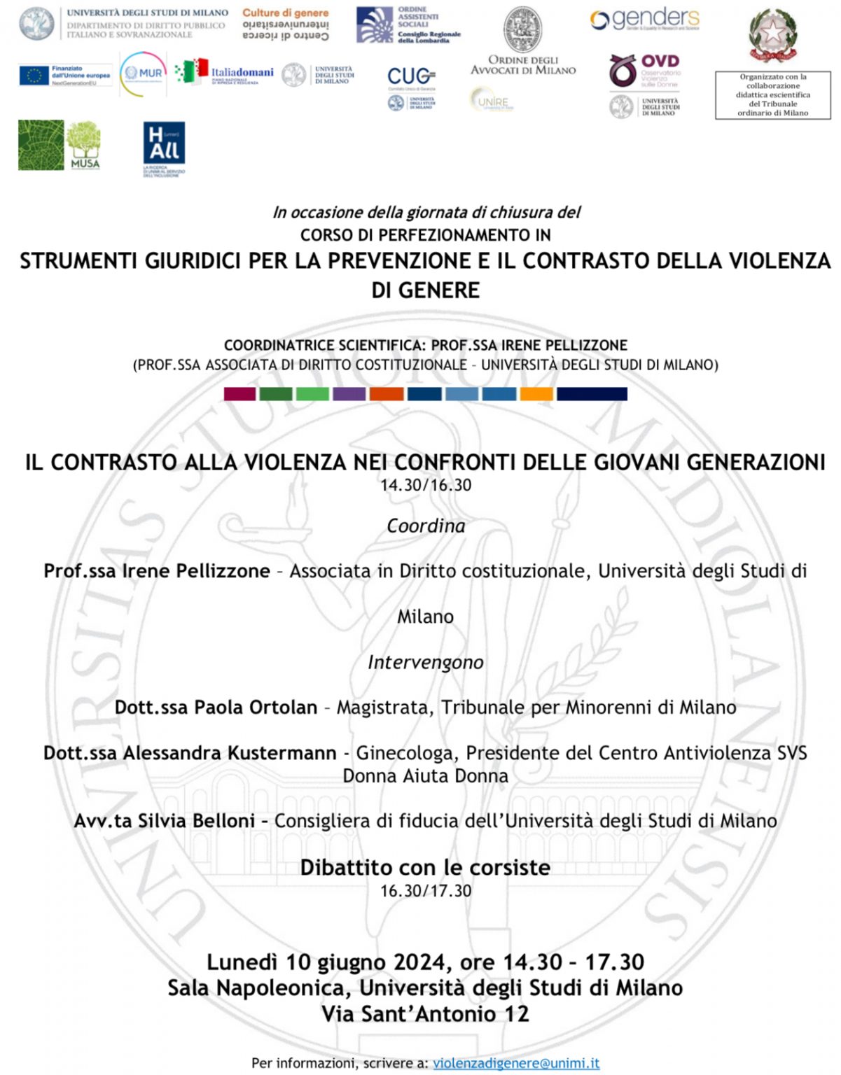 Save The Date: Lezione Conclusiva Del Corso Di Perfezionamento In ...